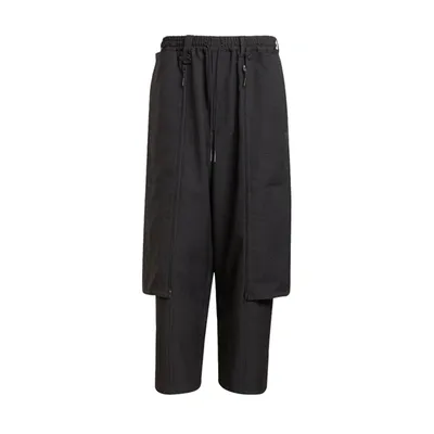 Y-3 Classic Sport Uniform Cropped Track Pants In Black