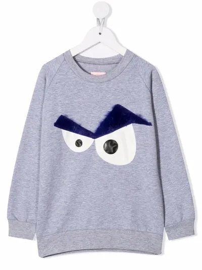 Wauw Capow By Bangbang Kids' Cool Cooper Jersey Sweatshirt In Grey