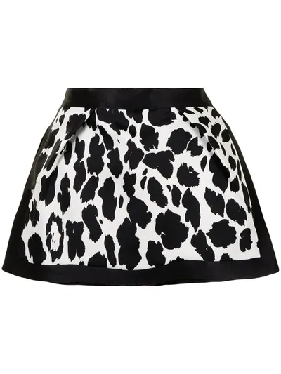 Isabel Sanchis Leopard-print Skorts In Black