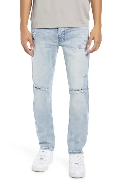 Ksubi Chitch Layover Trashed Skinny Jeans In Blau