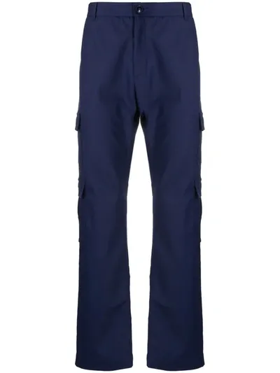 Martine Rose Straight-leg Cargo Trousers In Navy