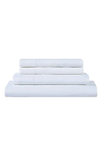 Sijo French Linen Sheet Set In Snow