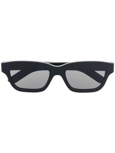 Retrosuperfuture Milano Rectangle-frame Sunglasses In Schwarz