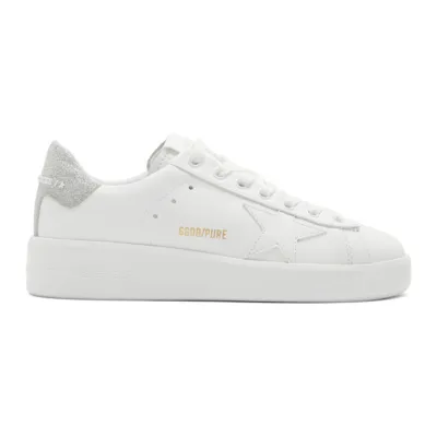 Golden Goose White Pure Star Low Sneakers