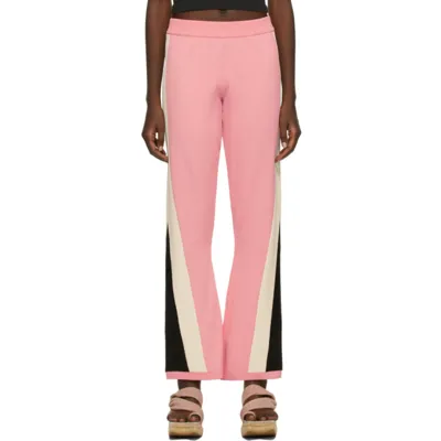 Marco Rambaldi Pink Contrast Track Lounge Pants