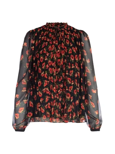 Twinset Flowers Printing L/s Shirt