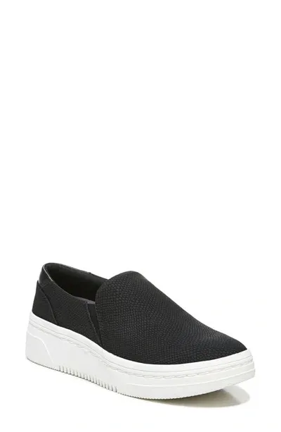 Dr. Scholl's Madison Next Wedge Platform Slip-on Sneaker In Black