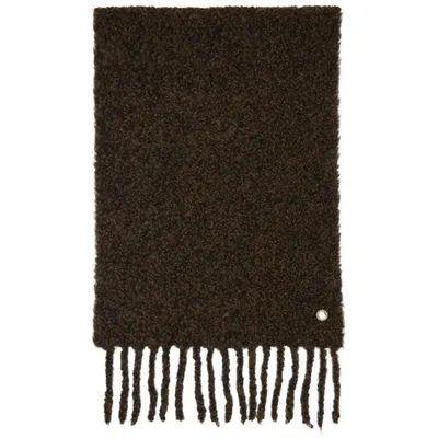 Rag & Bone Sloane Soft Boucle Scarf In Brown