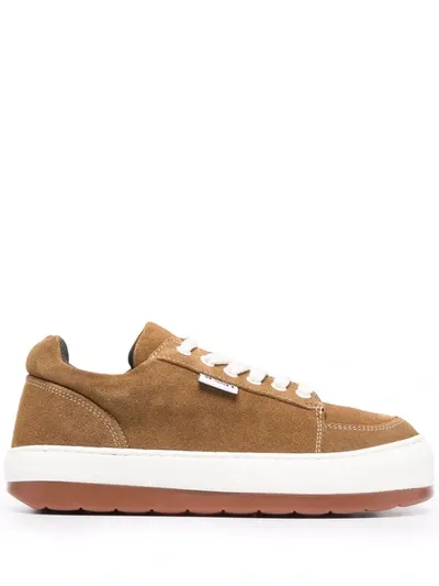 Sunnei Chunky-sole Low Top Sneakers In Neutrals