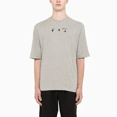 Off-white Grey Arrows-print T-shirt