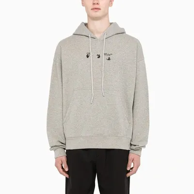 Off-white Grey Arrows Print Hoodie