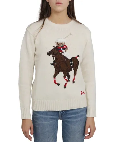 Polo Ralph Lauren Cream Bear Sweater