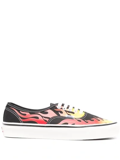 Vans Flame-print Low-top Sneakers In Multi