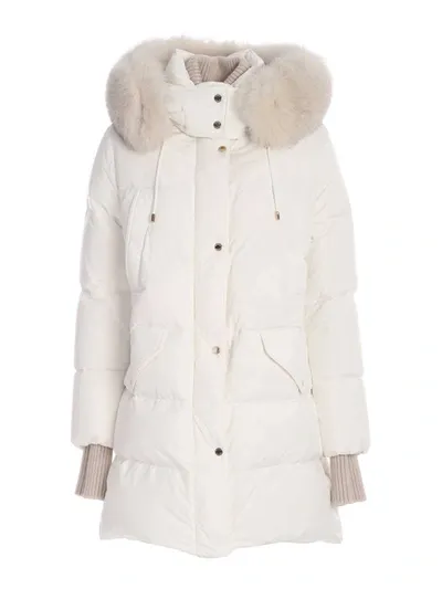 Moorer Talassa Stp Down Jacket In White