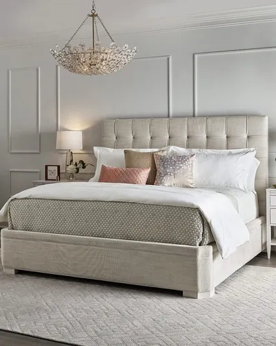 Miranda Kerr Home Uptown King Bed In Alabaster