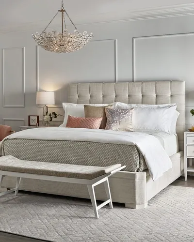 Miranda Kerr Home Uptown Queen Bed In Alabaster