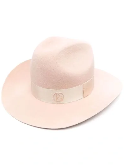 Ruslan Baginskiy Logo-trim Fedora Hat In Nude