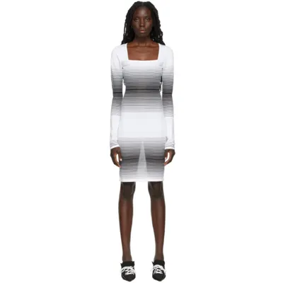 Gauge81 Ssense Exclusive Sada Degradé Dress In White