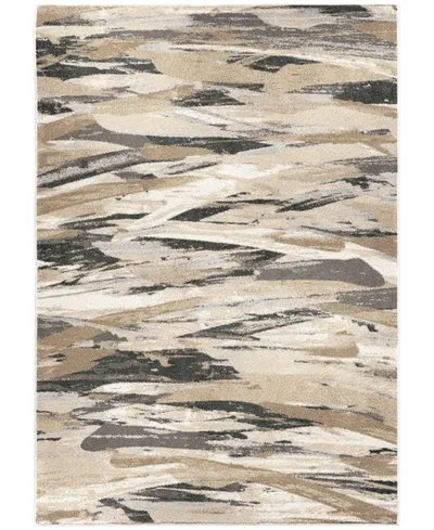 Palmetto Living Riverstone Impressionist Multi 7'10" X 10'10" Area Rug In Beige