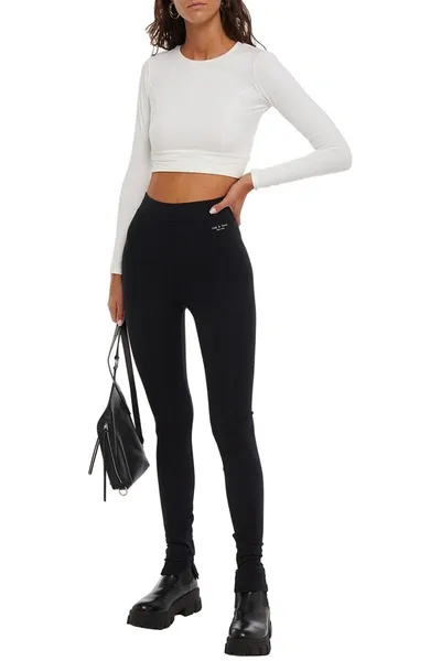 Rag & Bone Stretch-jersey Leggings In Black