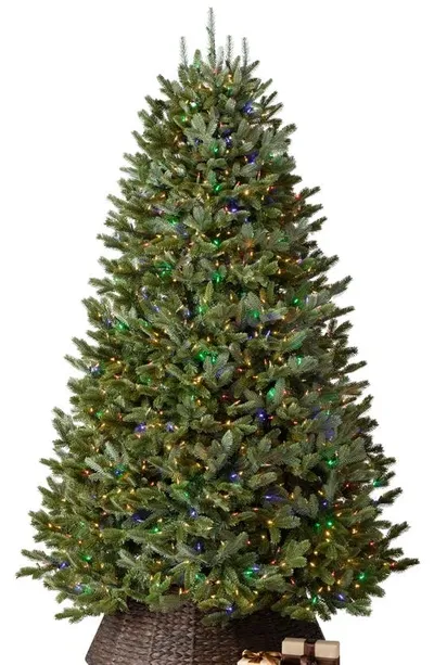 Balsam Hill 7.5-foot Artificial Led Light Fraser Fir Tree In Led Color Clear