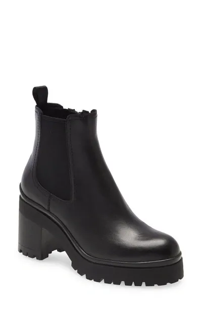 Jeffrey Campbell Escob Platform Chelsea Boot In Black