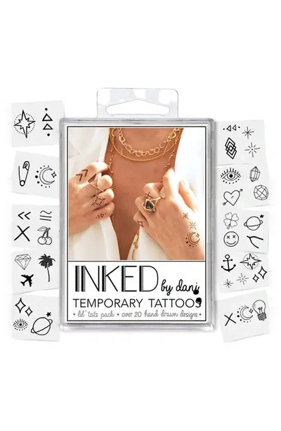 Inked By Dani Lil' Tats Pack Temporary Tattoos