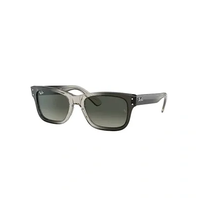 Ray Ban Burbank Sonnenbrillen Grau Fassung Grau Glas 55-20 In Grey