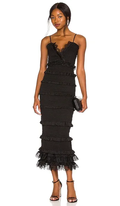 V. Chapman Narcisse Dress In Black