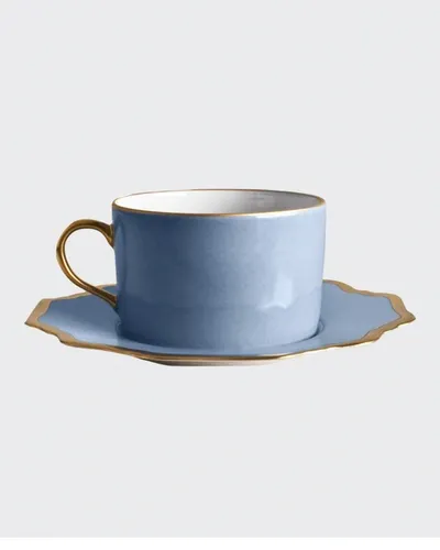 Anna Weatherley Anna's Palette Porcelain Tea Cup In Sky Blue