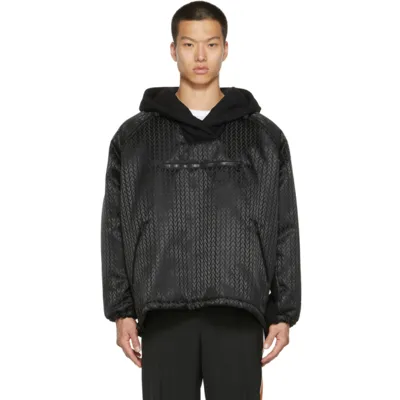 Valentino Black Nylon Logo Jacket