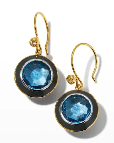 Alexis Bittar Vitreum Enamel Drop Earrings In Lt Blue