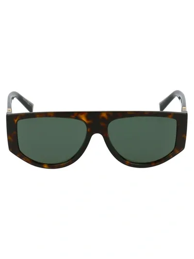 Givenchy Flat-top Oval Acetate Sunglasses In 086qt Hvn