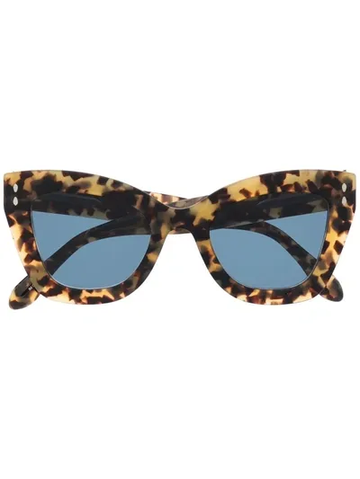 Isabel Marant Eyewear Tortoise-shell Cat Eye Sunglasses In Brown