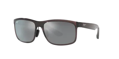 Maui Jim Unisex Sunglass Huelo In Grey Polar