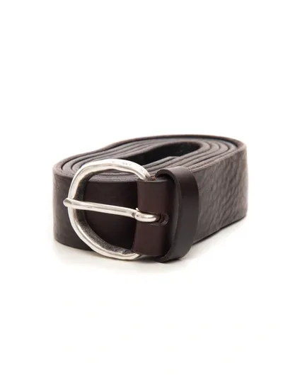 The Jack Leathers Leather Belt Brown Leather Man