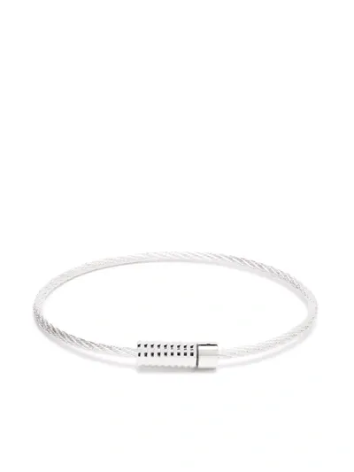 Le Gramme 9g Polished Sterling Silver Cable Bracelet