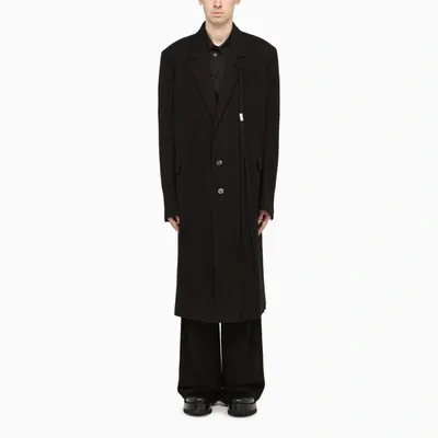 Ann Demeulemeester Black Single-breasted Coat