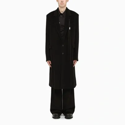 Ann Demeulemeester Black Single-breasted Coat