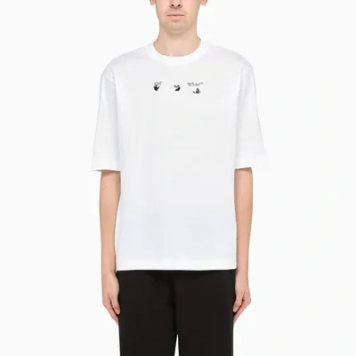 Off-white White Arrows Marker Crewneck T-shirt