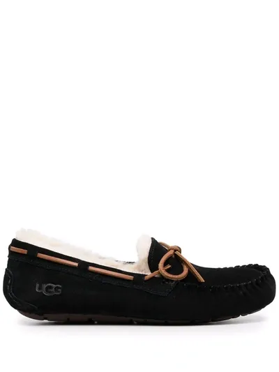 Ugg Dakota Suede Slippers In Brown/black