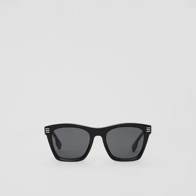 Burberry Black Square Logo Sunglasses