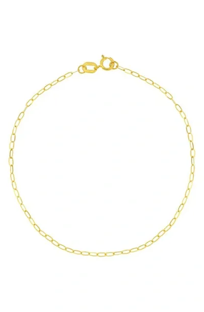 Bony Levy 14k Gold Textured Chain Bracelet In 14k Yellow Gold