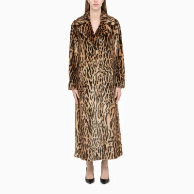 Stand Studio Leopard Long Fur In Multicolor