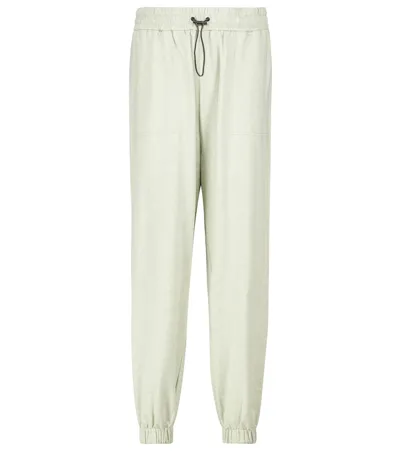 Varley Nevada Cotton-blend Sweatpants In Desert Sage Marl