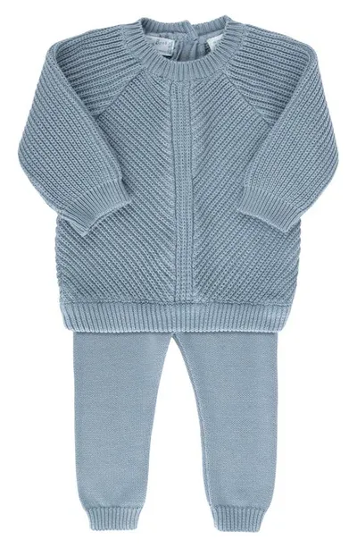 Feltman Brothers Babies'  Knit Sweater & Pants Set In Vintage Blue