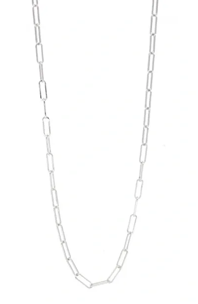 Bony Levy Ofira 14k Gold Paper Clip Chain Necklace In 14k White Gold