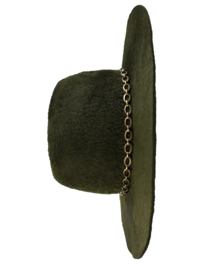 Undercover Green Fur Hat