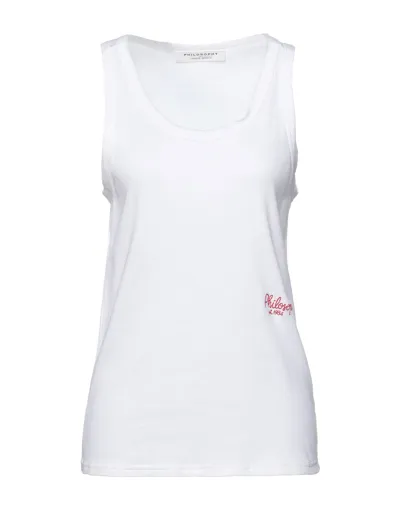 Philosophy Di Lorenzo Serafini Tank Tops In White