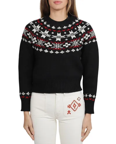 Polo Ralph Lauren Black Yoke Sweater